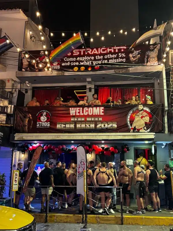 STUDS Bear and Leather Bar Marks Three Years of Growth and Community STUDS Bear and Leather Bar is celebrating its third anniversary. The bar is expanding in more ways than one — from new leadership and digital media ventures to an expanded retail presence and rooftop experience. Photo by Hector Romero