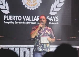 Javier at the best of gays awards