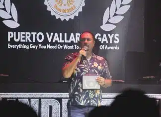 Javier at the best of gays awards