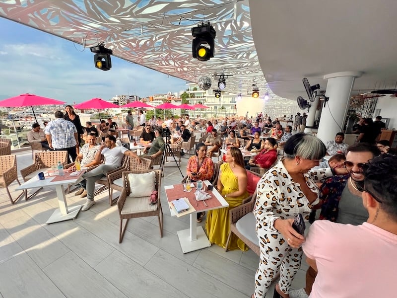 Luévano presentation crowd