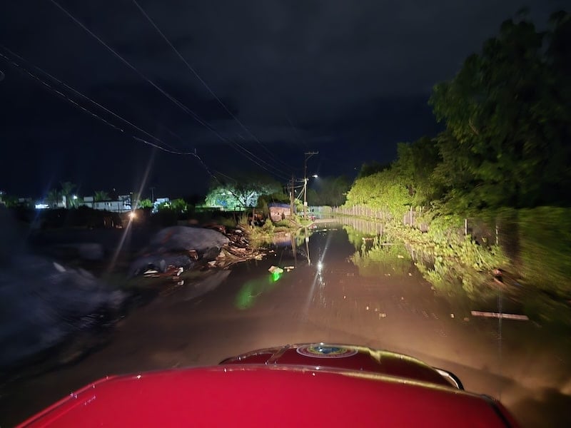 La Floresta neighborhood Storm