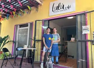 Lulú Café: A New French Toast Spot in Zona Romántica Owners from left to right: Salvador "Chavo", Alberto "Beto" and their dog "Teo".