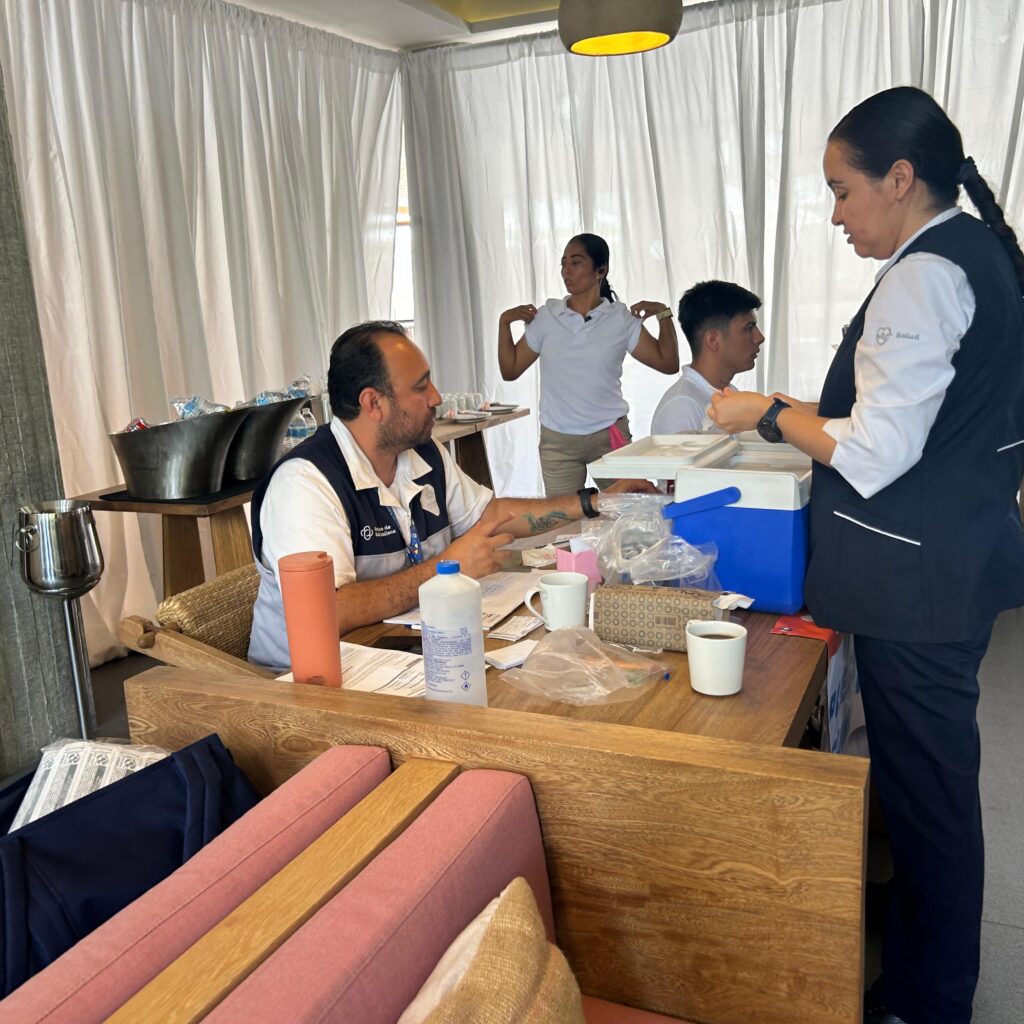 Jalisco's state Health Department personnel.