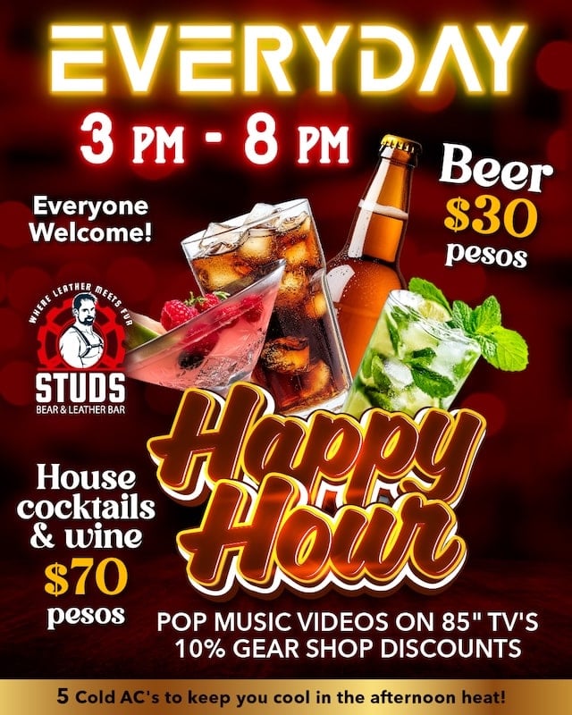 studs happy hour