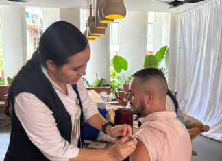 Vaccination clinic at tHE Tryst