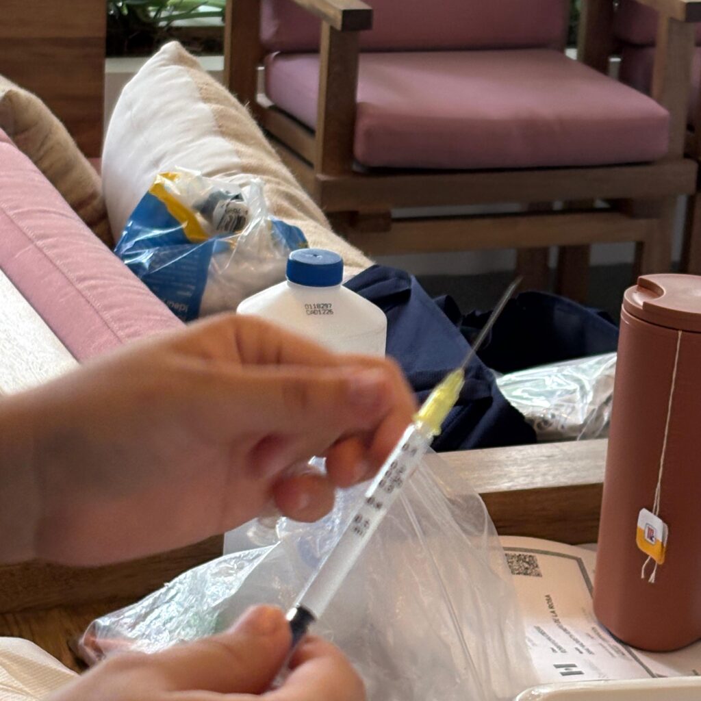 Vaccines for HPV, Hepatitis B, Tetanus, and Pneumococcus available on site.