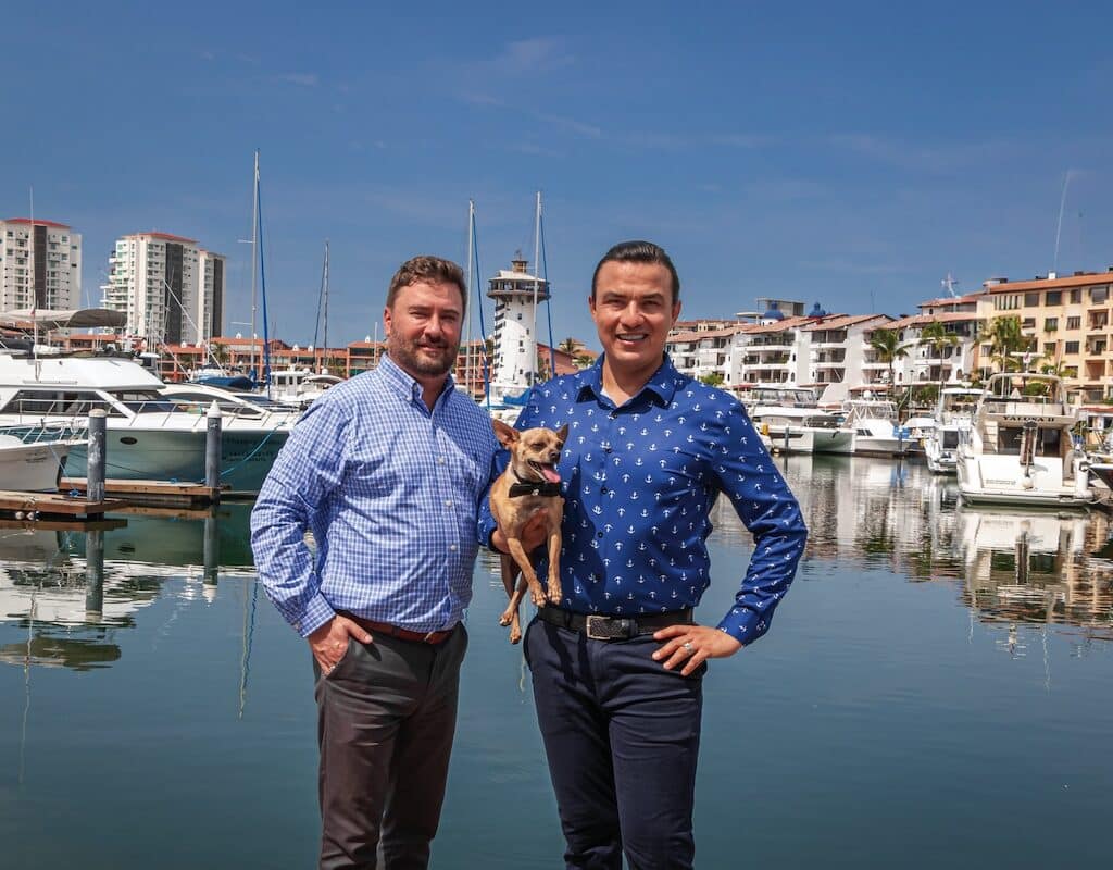 edgardo with ben at marina with dog article interior