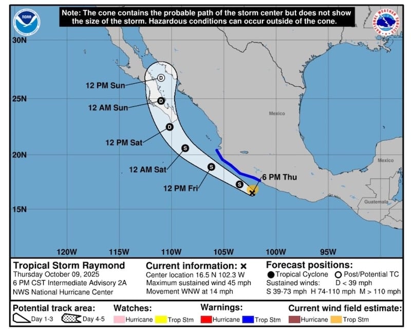 raymond storm warning