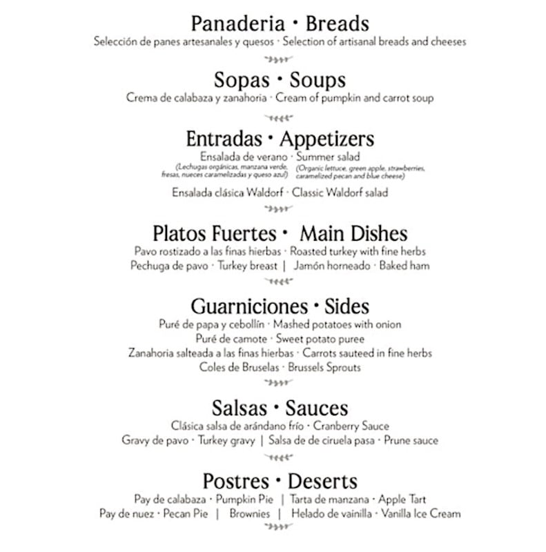 casa cupula thanksgiving 2025