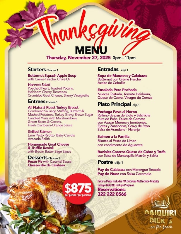 daiquri dicks 2025 thanksgiving