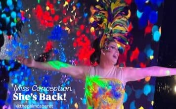 Comedy, Camp and Pride: Miss Conception Shines in ‘Make America Gay Again’ miss conception rainbows