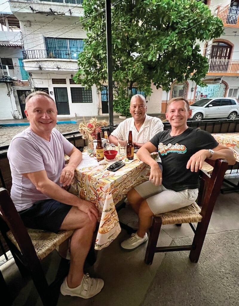 people opening night table bar frida