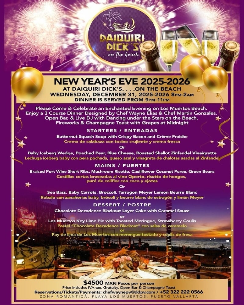 daiquiri de año nuevo