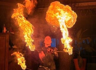 Rico Indian Reaches Three-Year Milestone With Anniversary Festivities fire dancer rico indian