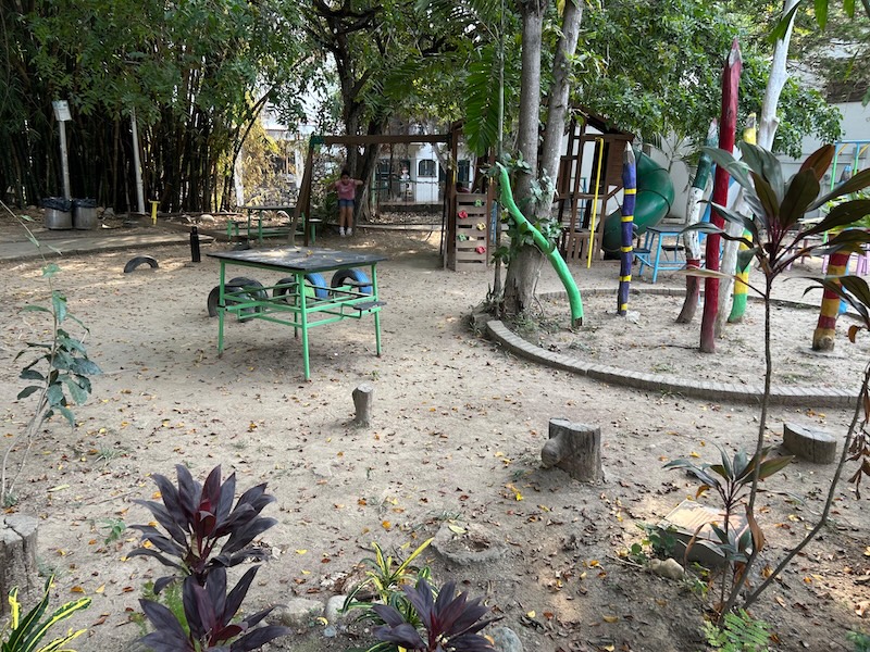 Playground area.
