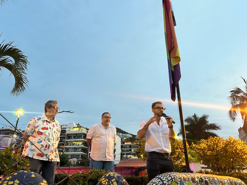 lgbtq flag Lazaro Cardenas park