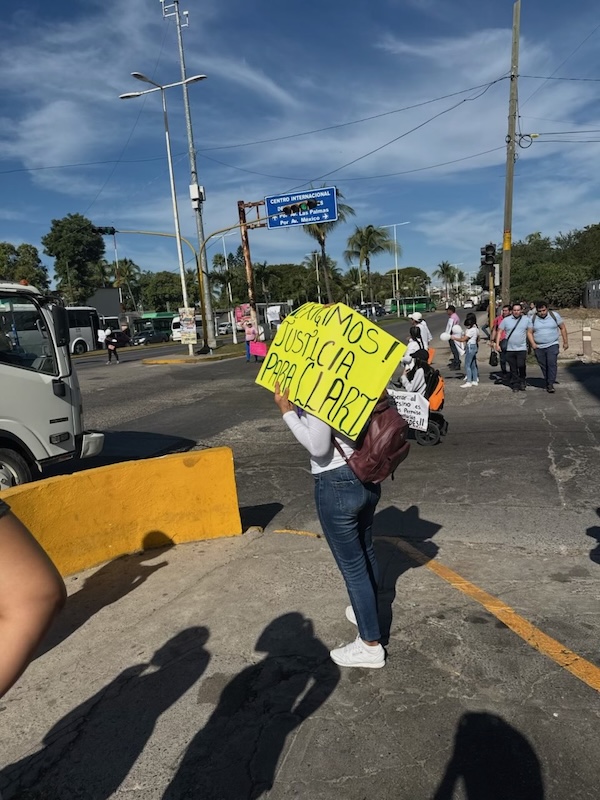 protests block street 2