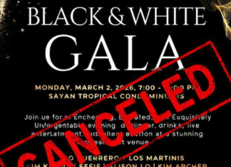 Black and White Gala Canceled Event canceled_ Black & White Gala