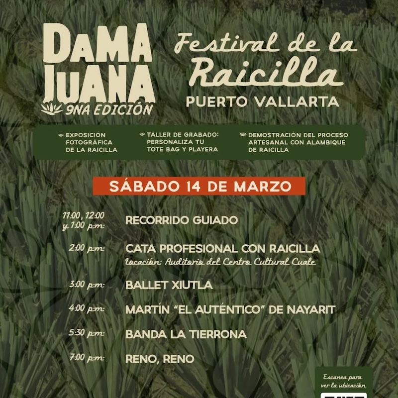 dama Juana raicilla festival