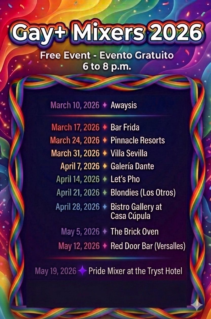 gay+ mixer 2026 locations