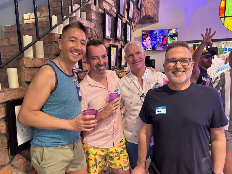 gay+ mixer at bistro gallery