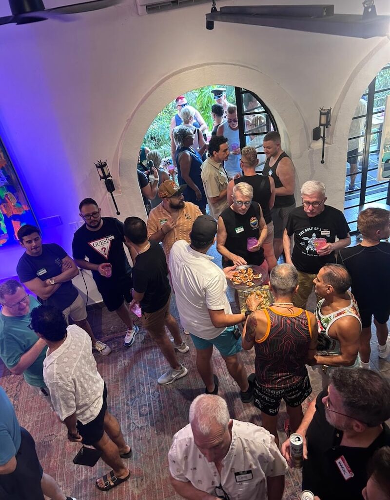 gay+ mixer at bistro gallery