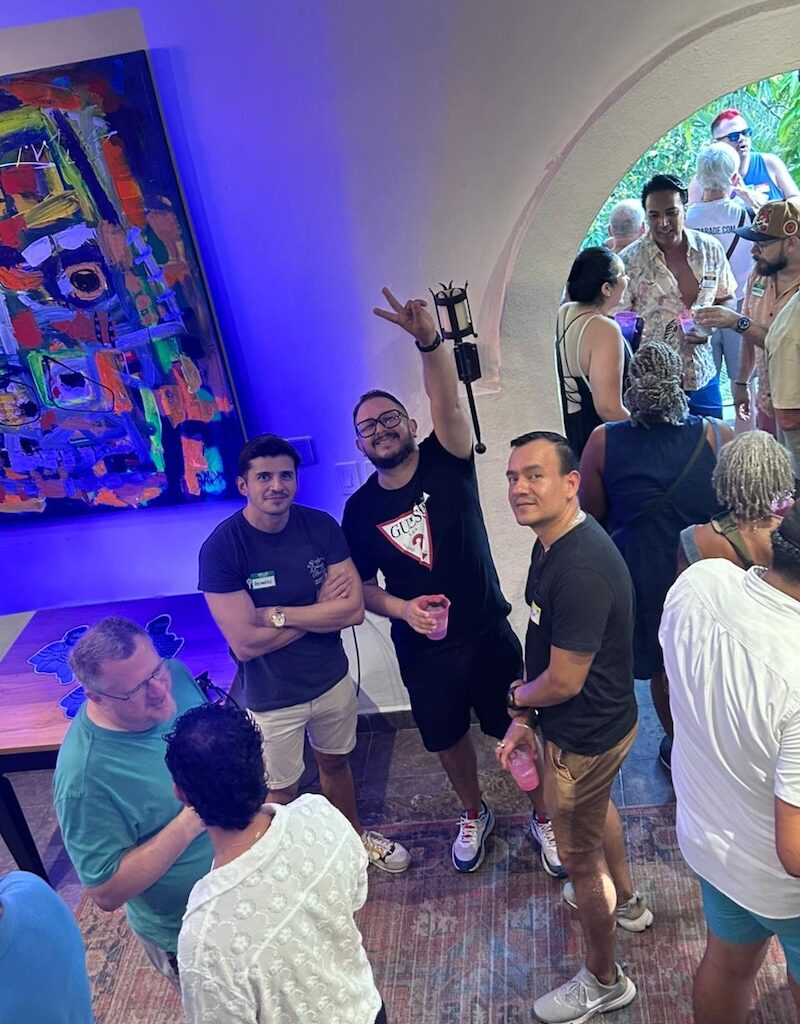 gay+ mixer at bistro gallery