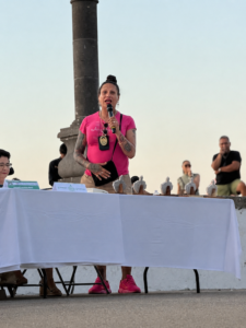 Kenya Cuevas Speaks Award Ceremony