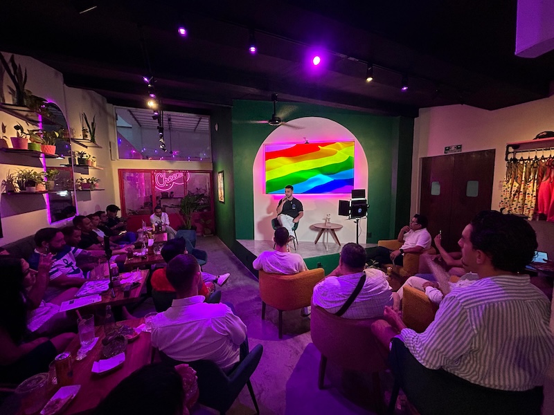 Santi Rivero at Cheeky Lounge