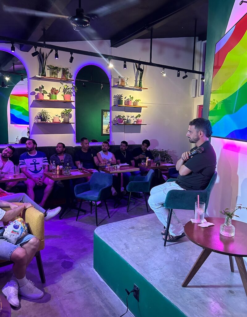 Santi Rivero at Cheeky Lounge