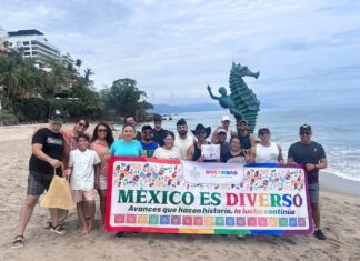 Photos: Sexual Diversity Office, LGBTQ+ Collectives Adopt ‘El Caballito’ Beach Adoption Caballito beach
