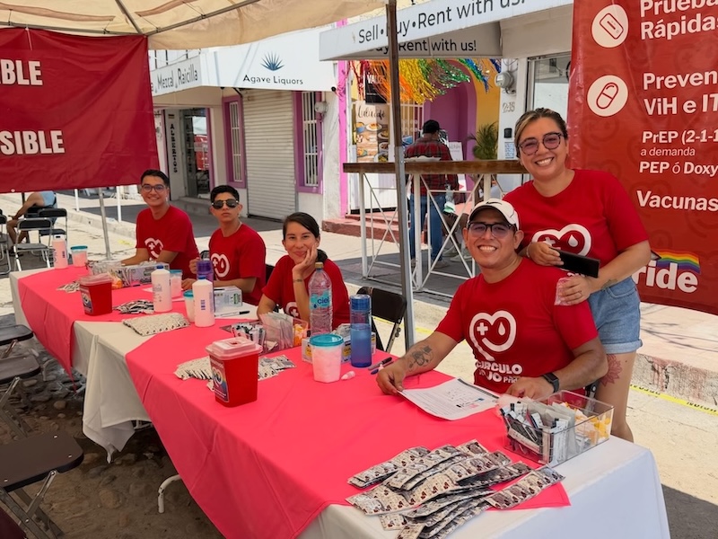 Circulo rojo pride