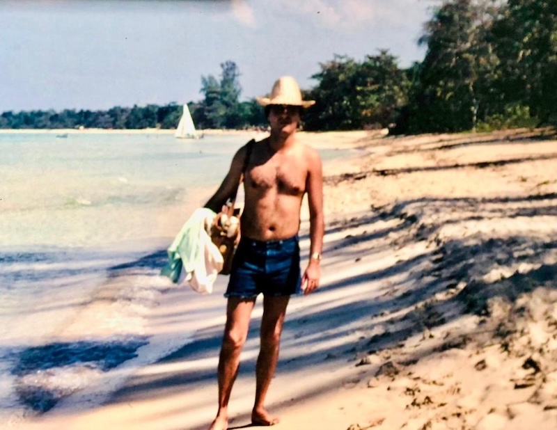 Tom in 1977 Playa Las Estacas