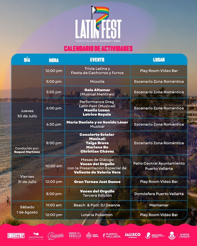 revised latin fest diversity week schedule
