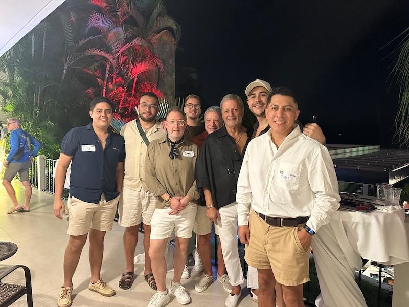tom and jamie and group
