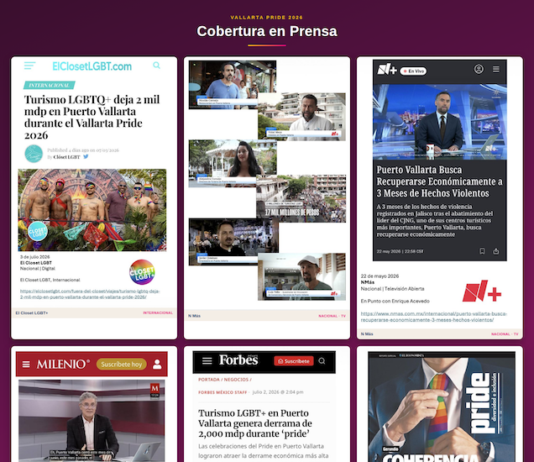 Vallarta Pride 2026 Generates 12.1 Million Pesos in National and International Media Coverage press_collage_horizontal